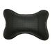 Andoer Factory direct four seasons universal Danny leather car headrest neck pillow red embroidered bone pillow car headrest black