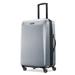American Tourister Moonlight Hardside Expandable Luggage with Spinner Wheels, Silver, Checked-Medium 24-Inch