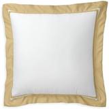 Ralph Lauren Bowery 624-TC Pima Cotton Sateen Euro Sham, Polished Bronze/White