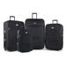 Voyage 4-Piece Black In-line Luggage Set