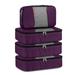 Gonex Packing Cubes Luggage Travel Organizers 3 Medium+1 Small