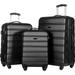 Hommoo Lightweight Expandable Luggage with Spinner Wheels, TSA Lock, 3-Piece Set (20" /24" /28")