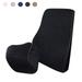 Car Seat Lumbar Support Cushion and Headrest Neck Pillow Set Memory Foam 3D Ergonomically Design for Back Pain Relief, Black