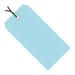 Colored Tags Pre-Strung Light Blue 5 1/4" X 2 5/8" (1000 Per/Case)