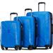 3 Piece Hardside Expanable Luggage Sets with Spinner Wheels & TSA Lock