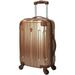 Metallic Expandable Hardside Spinner Rolling Carry-on, 20