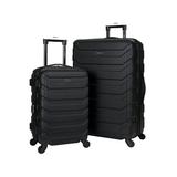 Travelers Club Madison Heights 2 pc. Luggage Set - Black