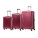 CHAMPS Aspire 3-Piece Hardside Spinner Luggage Set in Pink