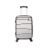 DUKAP RODEZ Plastic Carry-On Luggage, Silver (DKROD00S-COA)