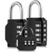 Locker Lock, 3Pack Gym Lock Locker Lock Combination Lock Padlock Locks Small Lock Pad Lock Locker Locks for Gym Combo Lock, Black