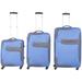 InUSA 3D-City 3-Piece 20"/ 24"/ 28" Lightweight Softside Spinner Set Luggage