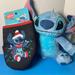 Disney Toys | Disney Stitch Holiday Bundle Plush & Stitch Oven Mitts | Color: Black | Size: Osbb