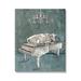 Stupell Industries Cow Resting On Piano Fancy Chandelier Green Gray Oversized Wall Plaque Art By Cindy Jacobs in Blue/Brown | Wayfair