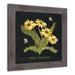 Rosalind Wheeler Be Sunny Framed Print Plastic/Acrylic in Black/Green/Yellow | 16 H x 16 W x 0.75 D in | Wayfair EE3B6F429E0D45E2A256AD73155431E1