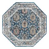 Blue/Brown 48 x 0.5 in Area Rug - Langley Street® Weingartner Oriental Blue/Off-White/Light Brown Area Rug Polypropylene | 48 W x 0.5 D in | Wayfair