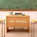 Inbox Zero Personalized Custom Teachers Name Wall Decal Vinyl in White | 2.8 H x 15 W in | Wayfair CF45F6616941407AB864AEC44274C9CD