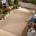 Ramon 7'10" x 10' Outdoor Farmhouse Moroccan Sage/Walnut/Light Peach/Multi Brown/Dark Gray/Light Beige/Tan/Cream/Peach Outdoor Area Rug - Hauteloom