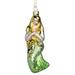 The Holiday Aisle® Mermaid Hanging Figurine Ornament Glass in Green | 5 H x 2 W x 1.75 D in | Wayfair 83E17D984D584E97807C7136811D0BF8