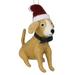 The Holiday Aisle® Terrier w/ Hat Hanging Figurine Ornament Fabric | 4.5 H x 2 W x 3.5 D in | Wayfair 652D9C164ABC4D16946EAE04661F42DA