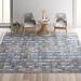 Blue/Brown 63 x 0.5 in Area Rug - Mistana™ Eells Blue/Off-White/Light Brown/Red Area Rug Polypropylene | 63 W x 0.5 D in | Wayfair