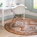 Orange/White 94 x 0.5 in Area Rug - Mistana™ Filey Oriental Terracotta/Ivory Area Rug | 94 W x 0.5 D in | Wayfair C43C0835D1684AACB1DD74790767B35C