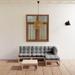 Ebern Designs 5 Piece Patio Lounge Set w/ Cushions Solid Wood Pine Wood in Green/Gray/Brown | Wayfair 89F18CC554F941FCACB947B3576C27F6
