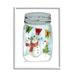 The Holiday Aisle® Joy Text Snowman Christmas Tree Lights Country Jar by Livi Finn - Painting Wood in Brown | 30 H x 24 W x 1.5 D in | Wayfair