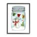 The Holiday Aisle® Joy Text Snowman Christmas Tree Lights Country Jar by Livi Finn - Painting Wood in Brown | 20 H x 16 W x 1.5 D in | Wayfair