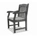 One Allium Way® Rosenblum Patio Chair Wood in Gray | 35 H x 23 W x 22 D in | Wayfair 20245296916B4F3F863108E35D6A11C4