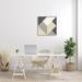 Corrigan Studio® Geometric Shape Arrangement Abstract Grey Beige Heart Gray Farmhouse Oversized Rustic Framed Giclee Texturized Art By Mike Schick | Wayfair