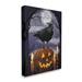 The Holiday Aisle® Spooky Halloween Night Sky Crow Jack-o'-lantern Full Moon by Grace Popp - Graphic Art Canvas/ in Black/Indigo/Orange | Wayfair