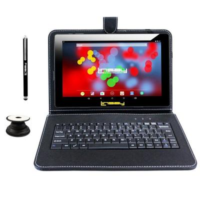 LINSAY 10.1-in Android 11 Tablet 32GB Super Bundle with Keyboard Case and Backpack and Stylus LINSAY GameStop | LINSAY | GameStop