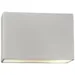Justice Design Group Ambiance Rectangular ADA Outdoor Wall Sconce - CER-5650W-BIS