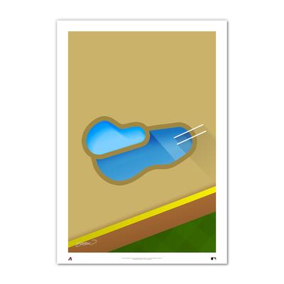 "Arizona Diamondbacks Minimalist Chase Field 8.5"" x 11"" Fine Art Print"