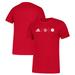Men's adidas Red Louisiana Ragin' Cajuns Team Amplifier Performance T-Shirt