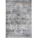 MDA Home Angel 2'x3' Abstract Modern Fabric Area Rug in Gray - MDA Rugs AL0323