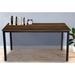 17 Stories Rectangular Writing Desk Wood/Metal in Black/Brown | 29.13 H x 55.11 W x 23.62 D in | Wayfair C78B32A3DA07449AA363699576CA6FD6