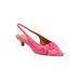Women's The Tia Slingback by Comfortview in Pink Croco (Size 10 M)