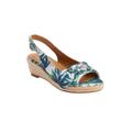 Wide Width Women's The Zanea Espadrille by Comfortview in Green Leaf (Size 12 W)