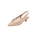 Women's The Poppy Slingback by Comfortview in Champagne (Size 8 1/2 M)