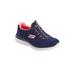 Women's The Summits Slip On Sneaker by Skechers in Navy Pink Medium (Size 9 1/2 M)