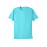 Men's Big & Tall No Sweat Crewneck Tee by KingSize in Ice Blue (Size 8XL)