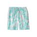 Men's Big & Tall Cotton Jersey Pajama Shorts by KingSize in Blue Grey Tie Dye (Size 2XL)