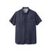 Men's Big & Tall Off-Shore Short-Sleeve Sport Shirt by Boulder Creek® in Navy (Size XL)