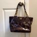 Coach Bags | Genuine Beautiful Puprle Patent Leather Coach Madison Purse *Flaw* Free Shipping | Color: Purple | Size: Os