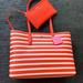 Kate Spade Bags | Kate Spade All Day Sailing Stripe Large Tote | Color: Orange/White | Size: Large