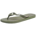 Havaianas Unisex Brasil Logo Zehentrenner, Grün, 39/40 EU