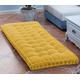 10cm Thick Bench Cushion Pad 2/3 Seater,100cm/120cm Soft Bench Cushions Cotton Chair Pad for Garden Patio Dining Sofa Swing (150x40cm,Yellow)