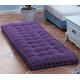 10cm Thick Bench Cushion Pad 2/3 Seater,100cm/120cm Soft Bench Cushions Cotton Chair Pad for Garden Patio Dining Sofa Swing (100x40cm,Purple)