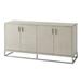 Theodore Alexander TA Studio Huett Sideboard Metal in Gray | 31.5 H x 63 W x 18 D in | Wayfair TAS61017.C095